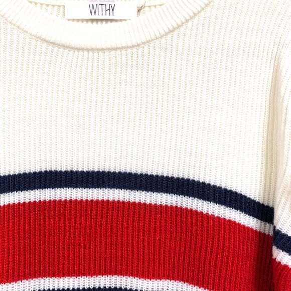 Withy Red & Blue Striped Sweater - Picture 1 of 4
